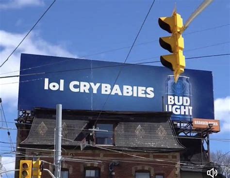 bud light lol crybabies billboard|Fact check: No, Bud Light didnt make crybabies billboard